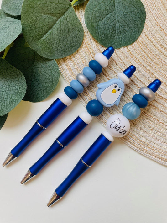 DIY kralenbalpen - Blauw