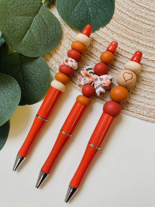 DIY kralenbalpen - Oranje