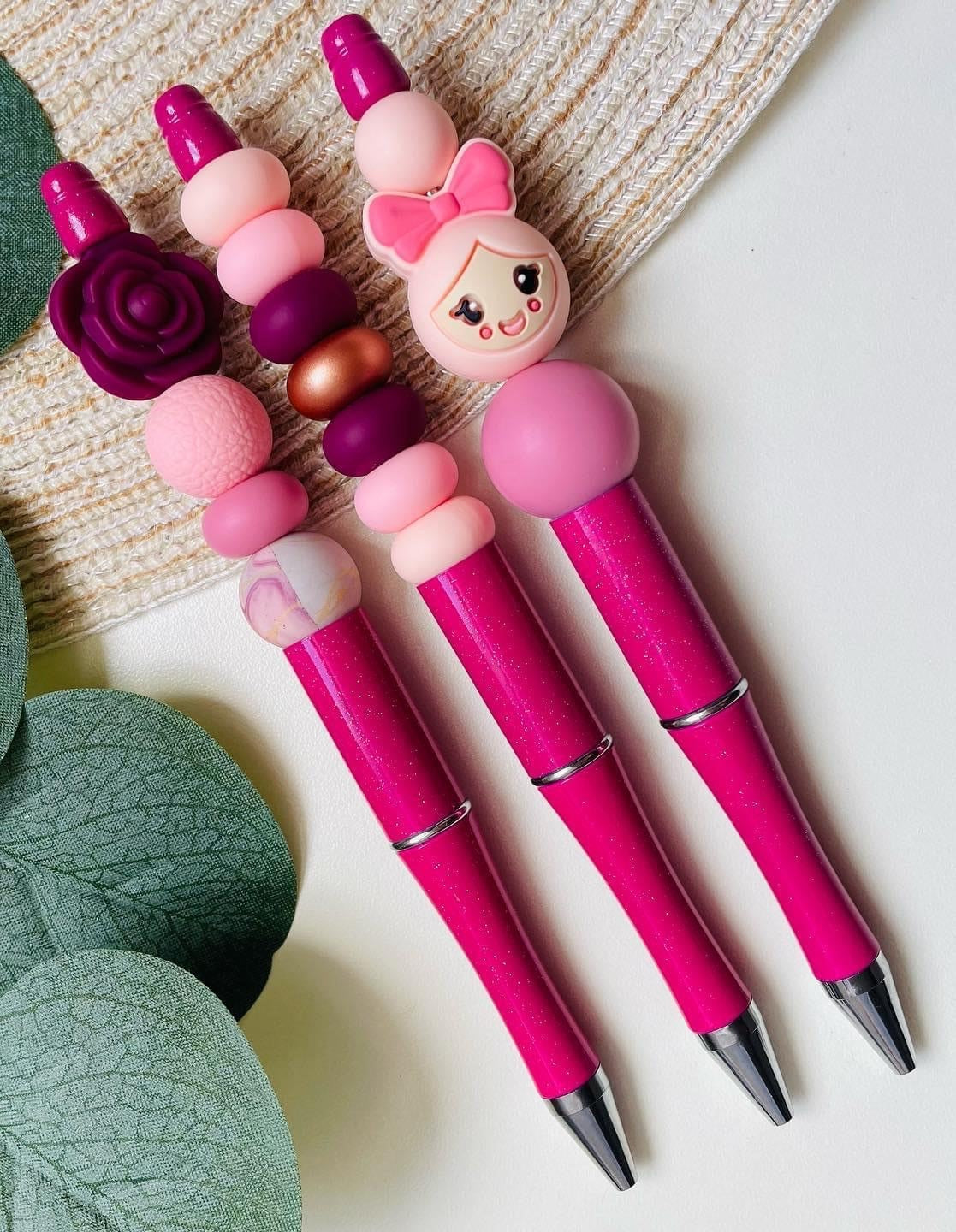 DIY kralenbalpen - Roze